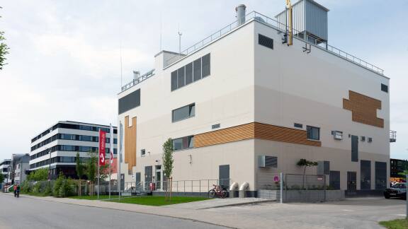Exterior of a commercial building