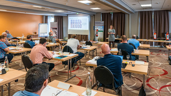 people listening to seminar