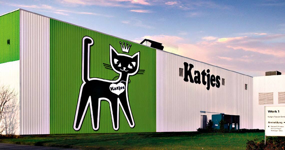 Exterior of a factory of Katjes