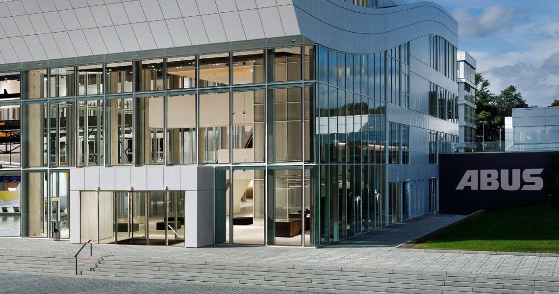 Exterior of an office building of Abus