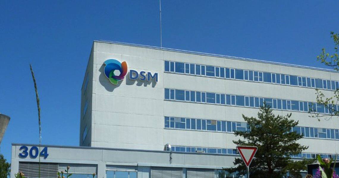 Exterior of an office building of DSM